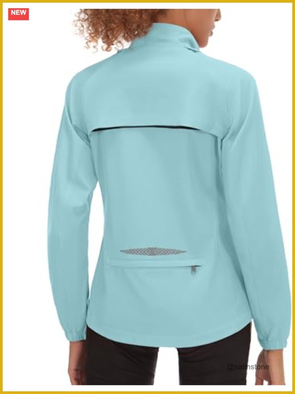 Women's Packable Rain Cycling Jacket Convertible Zip-Off Sleeves Waterproof